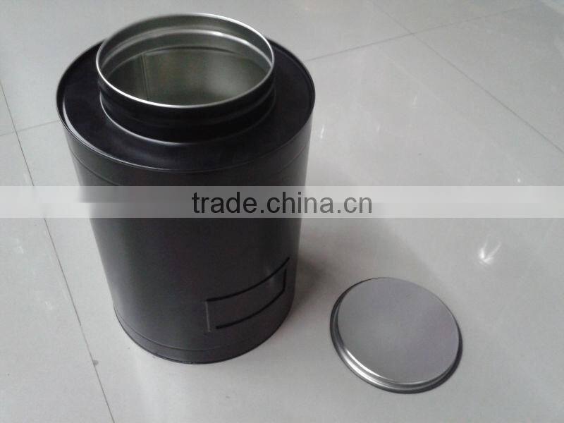 Big Tea Canister with Painting Design