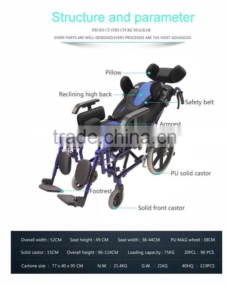 TOPMEDI wheelchairs for cerebral palsy children sale