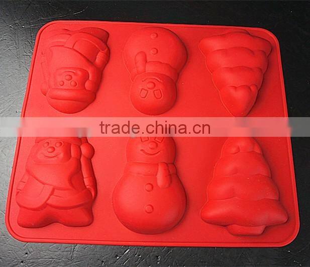 10113Christmas shaped silicone chocolate mould and mold