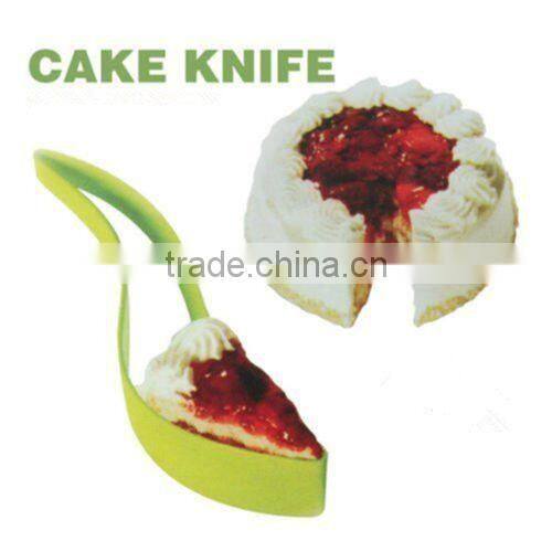 Cheap New Cake Server Pie Cutter Bread Slicer Plastic Knife Wedding Party Kitchen Tool