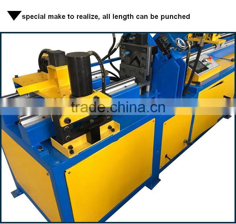 automatic hydraulic punching machine, angle plate punching and cutting machine, angle plate machine line