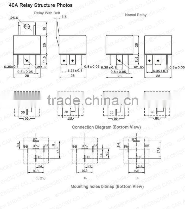 auto anti-theft relay /canbus relay/ time delay relay make in China