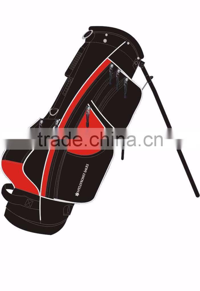 cheapest price nylon or polester Golf stand bag
