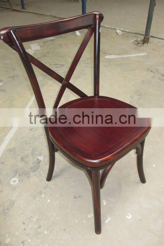 high back chair wooden cross back dining chairs