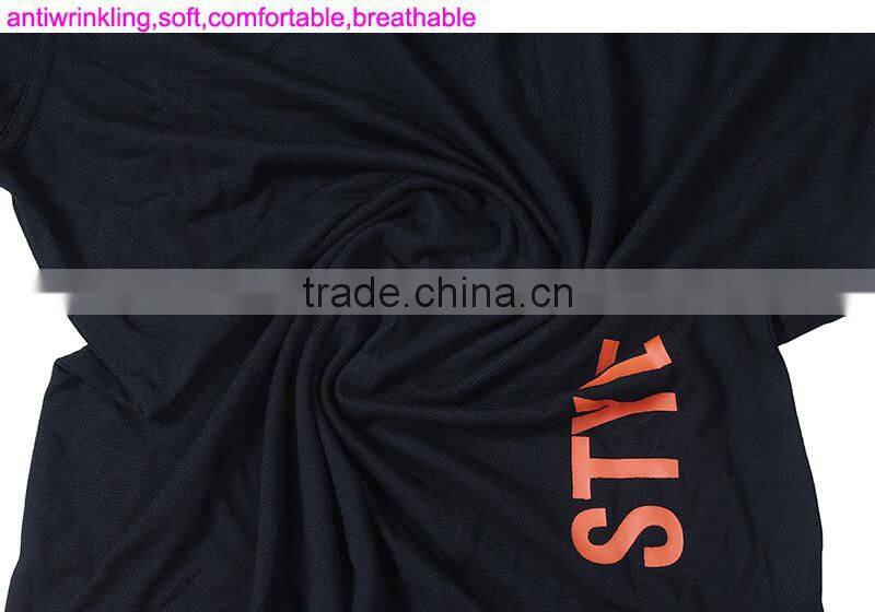 Pullover Relaxed Fit Short Sleeves Red Bulk Men's Sport T-shirts in T/C