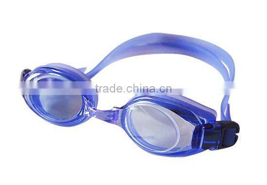 Fashion silicone sport waterproof near sighted swim glasses
