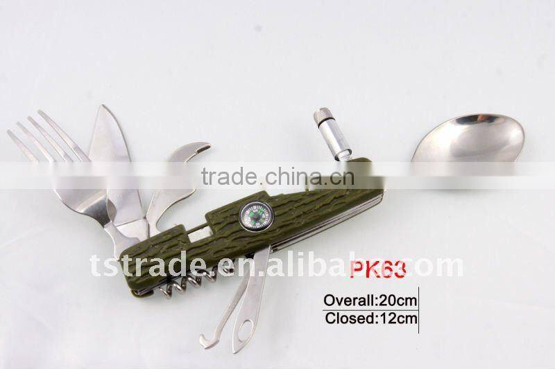 2014 new Picnic multi outdoor tableware barbecue tool Set(301 )