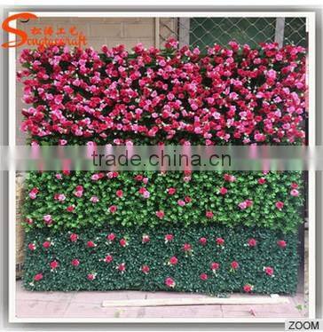 wedding artificial flower wall silk flower wall decoration