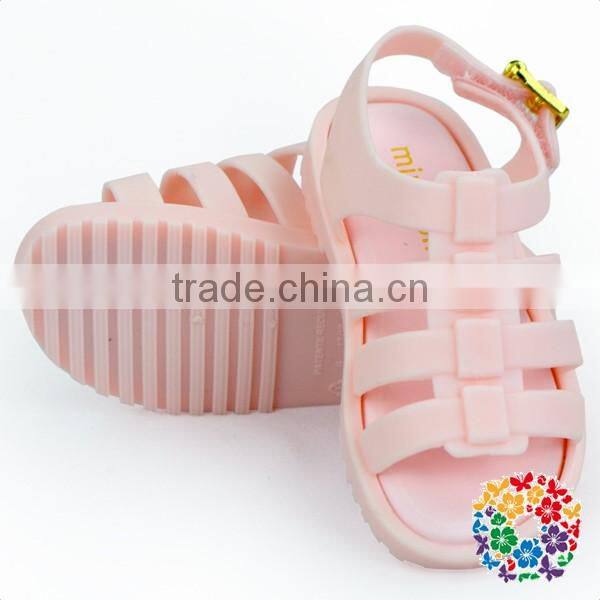 Cheap Summer Beautiful Baby Girls Rubber Sandal Cute Hot Pink Sandals For Girls Wholesale Children Sandals