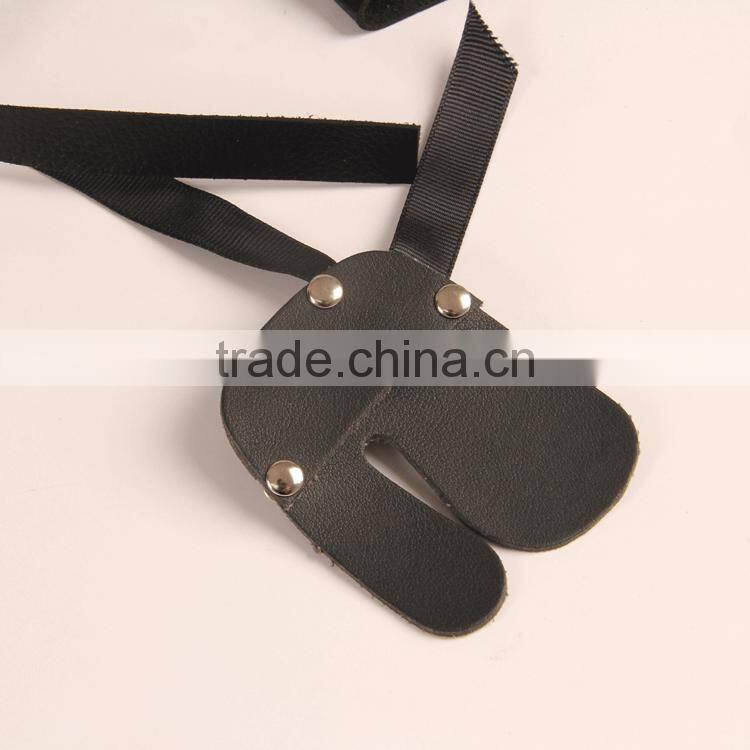 Archery Leather Arm Guard And Finger Guard Set