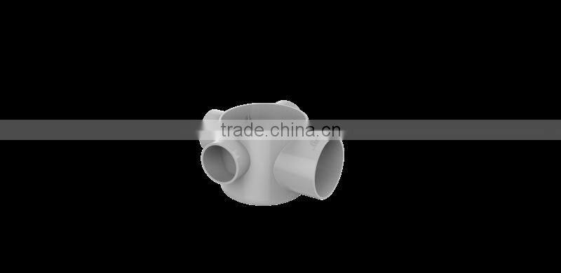 Factory price Manufacturer good quality PVC Fitting UPVC Rubber Joint plastic fitting for drainage GB floor drain