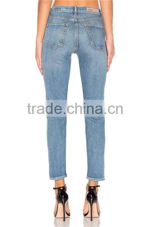 Fashion top grade style sexy girl ladies jeans kurta