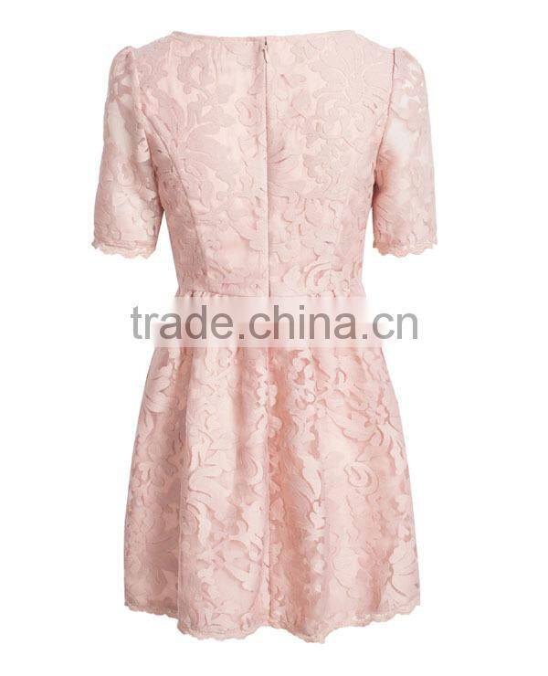 New arrival Customize Costume ladies' lace overall pleated hot sexy girls night dress