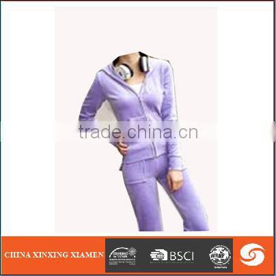 2016 new women's velvet sportswear sportsuit miss's bright velvet tracksuits embroidery sweatshirt hoodies set pants