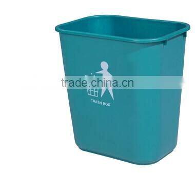 Green decorative anti-theft heat-resistance plastic Garbage Can