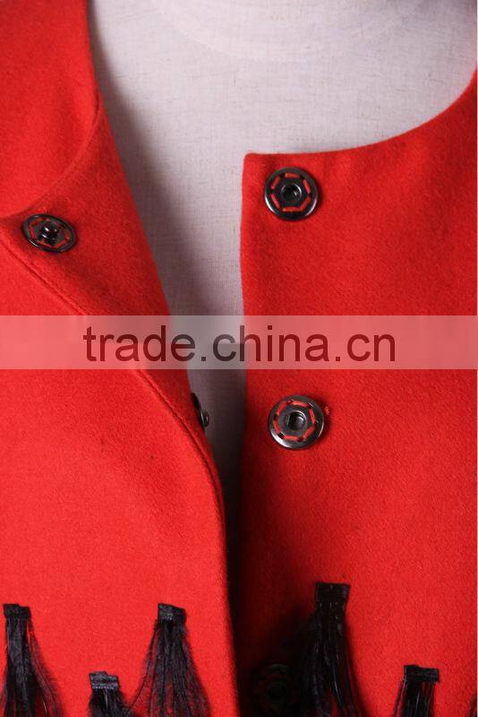 good quality 3/4 sleeves leisure women fashion coats 2015