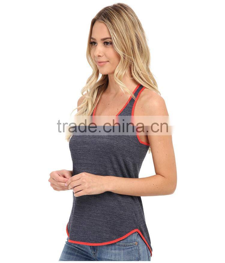Eco jersey graphic fitness tank tops wholesale
