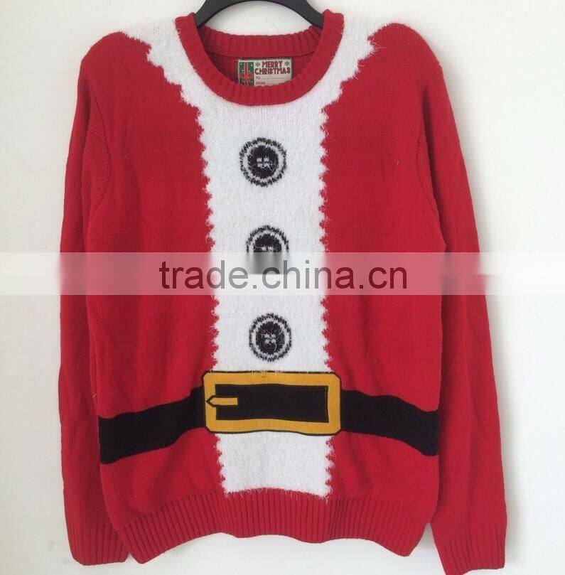 Unisex Long Batwing Sleeve Knitted Sweater Christmas Jumper Knitwear For Autumn Winter