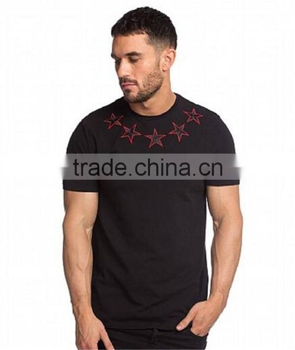 Wholesale china brushed cotton mens custom tshirts