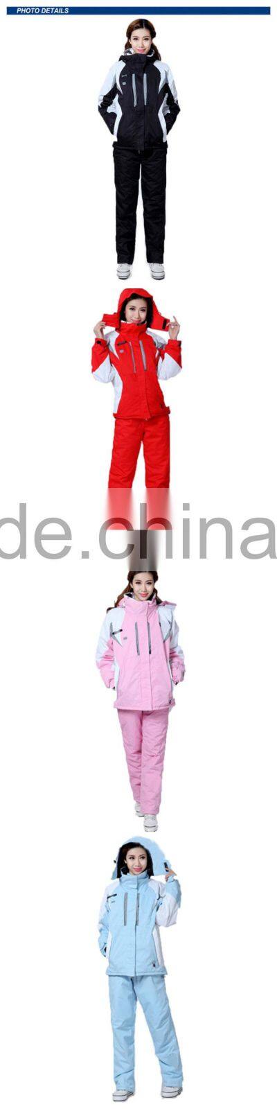 Wholesale jacket women,women waterproof quilted ski jacket