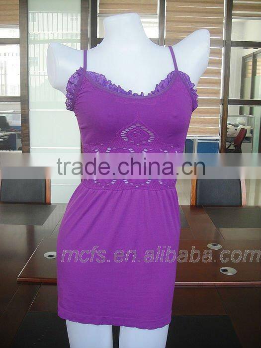 Seamless 2012 women's fashion tops sexy lingerie