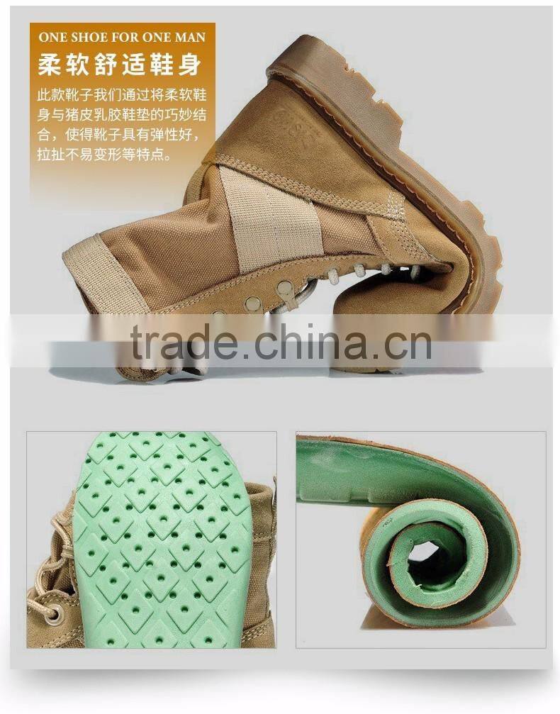 Fashion winter army boots Genuine Leather Tactical Men's working Combat Hunting Military Boots