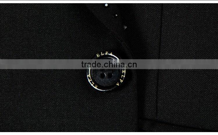 ELPA fancy flower boy black designer 3 piece formal suits for boys