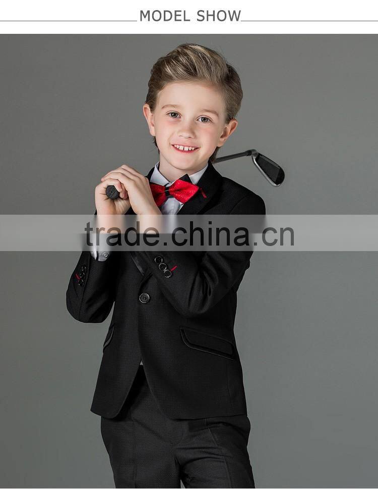 ELPA designer 3 piece children suits black wholesale kids suits for boys