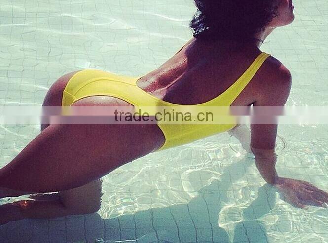 EY0022A V romper swimsuits for women! Backless swim bodysuit!