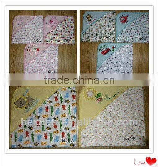 100% Cotton baby towel,baby Blanket, cotton towel, baby blanket