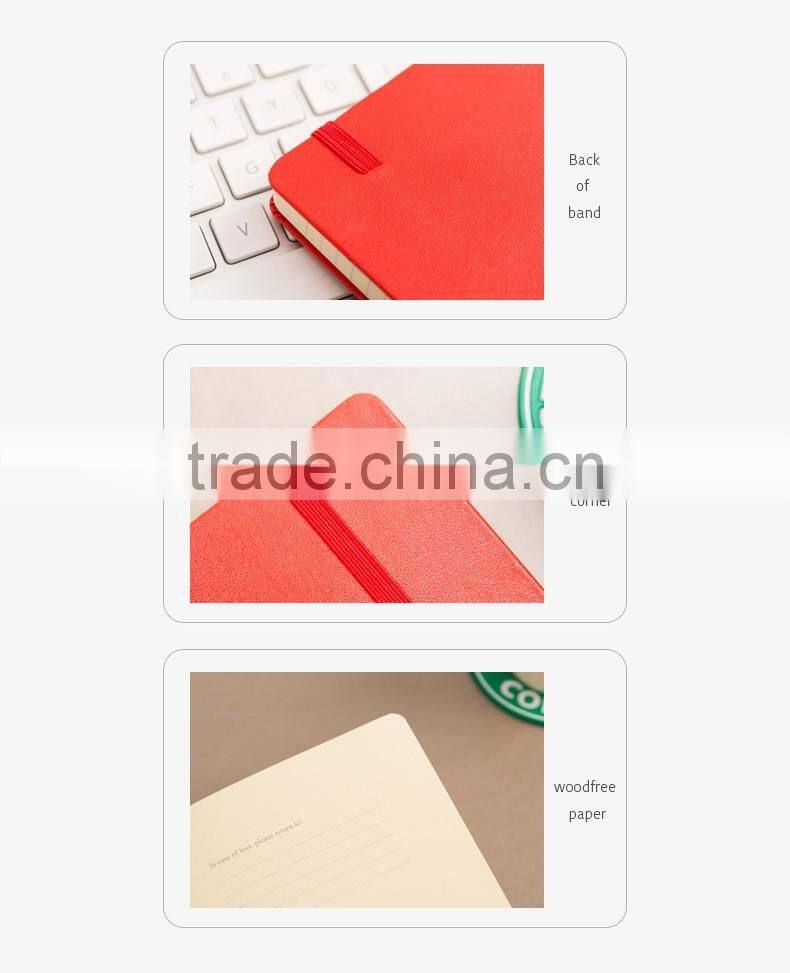Hardcover notebook A5 size office notepad custom stationery