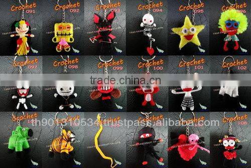 Handmade Crochet Key chains Wholesale Key rings