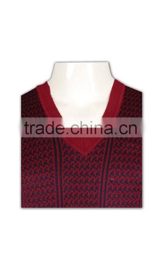 ISO9001/BSCI Manufature good quality blank unisex v-neck cardigan vest