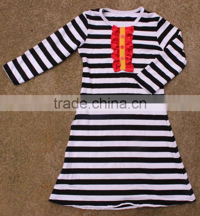 Cotton Long Shirts For Mom Plus Size Stripe Big Size For Lady Spring Blouse For Women White/Black Stripe Summer Long Top