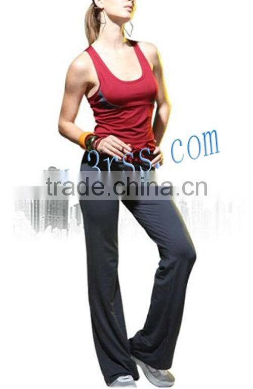 High quality top branded sexy ladies elegant yoga wear