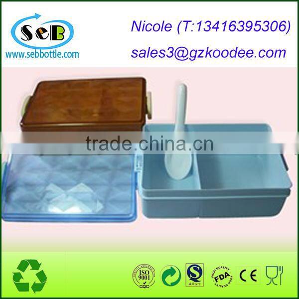 Food Grade Plastic Container / Commercial Plastic Food Cntainers / Easy Open Plastic Food Container