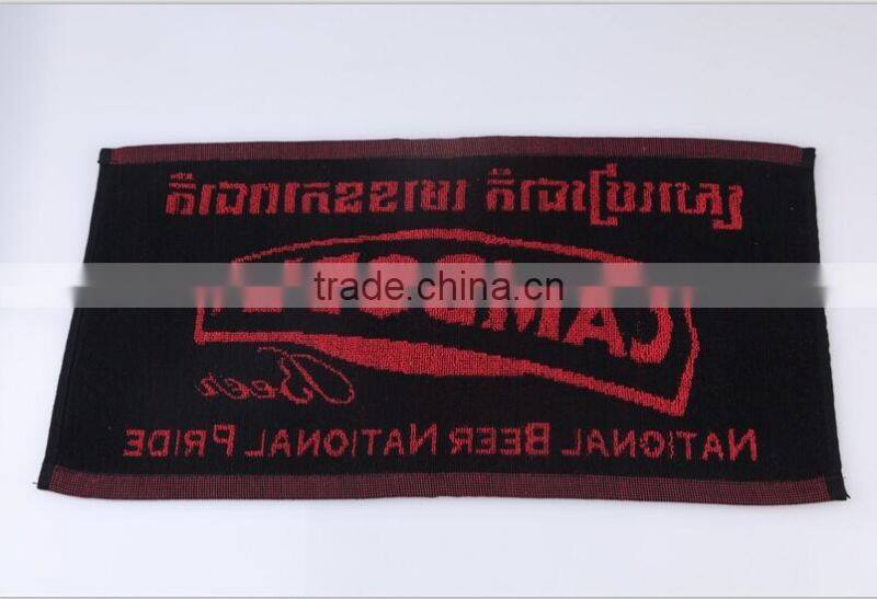 100% cotton yarn dyed figured gym towels