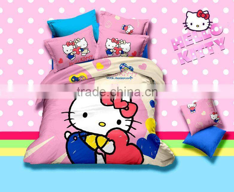Lovely cartoon bedding set for children wholesale