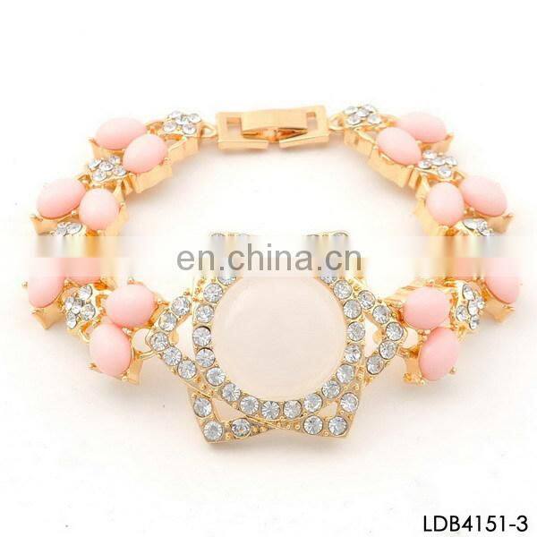 Pineapple charm elastic cord bracelet