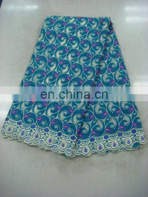 high quality swiss cotton voile lace(D175-4)