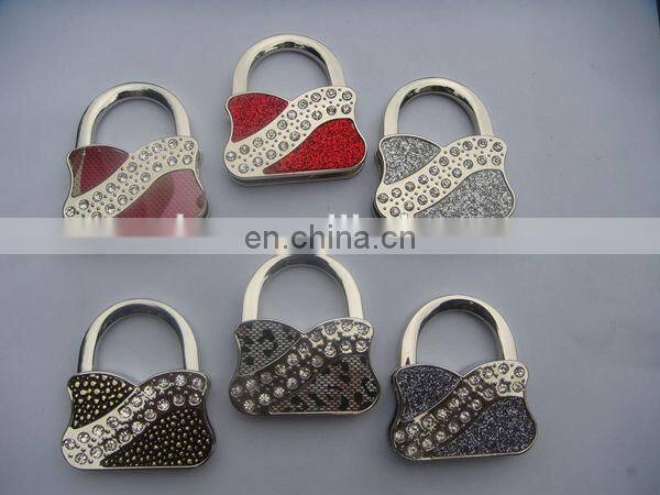 Promotional bag accessory with handbag shape foldable bag hanger