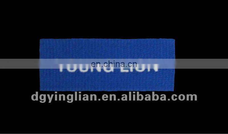 High quality mitre folded satin woven labels for garments