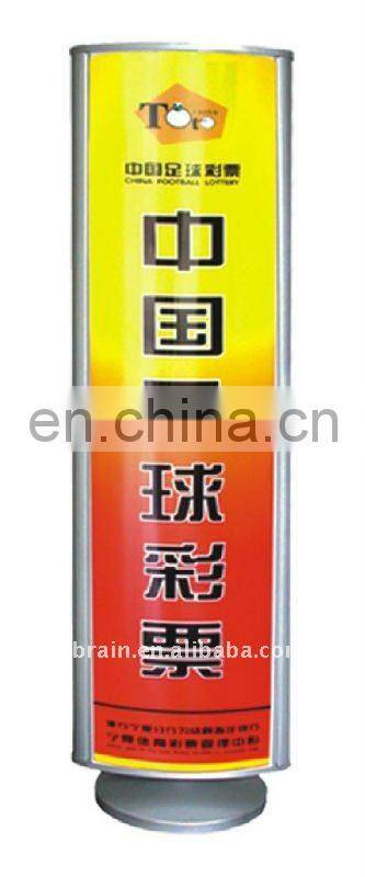 Hot Sell Three Sided Rotating Light Box, Customize Logo