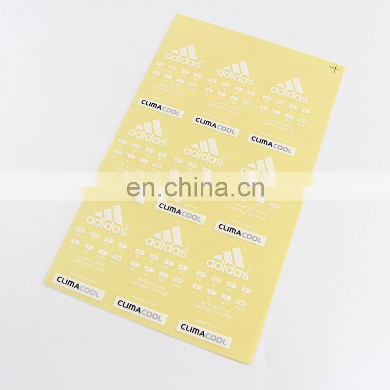 Easy peeling custom heat transfer sticker