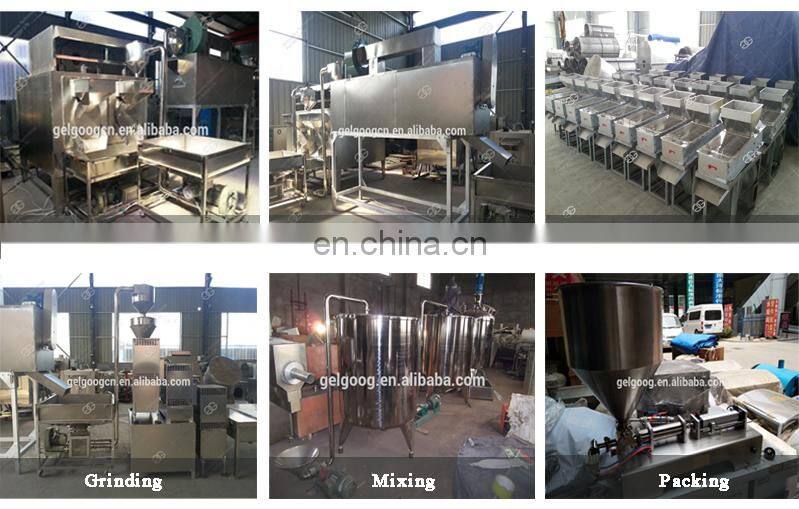 Automatic Peanut Paste Production Line Almond Butter Making Machine