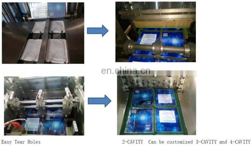 SB800W Automatic Flow Eye Patch foot patch paste Packing Machine