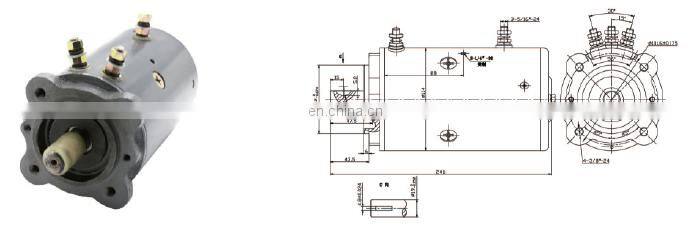 high speed high rpm 12V mini electric winch motor