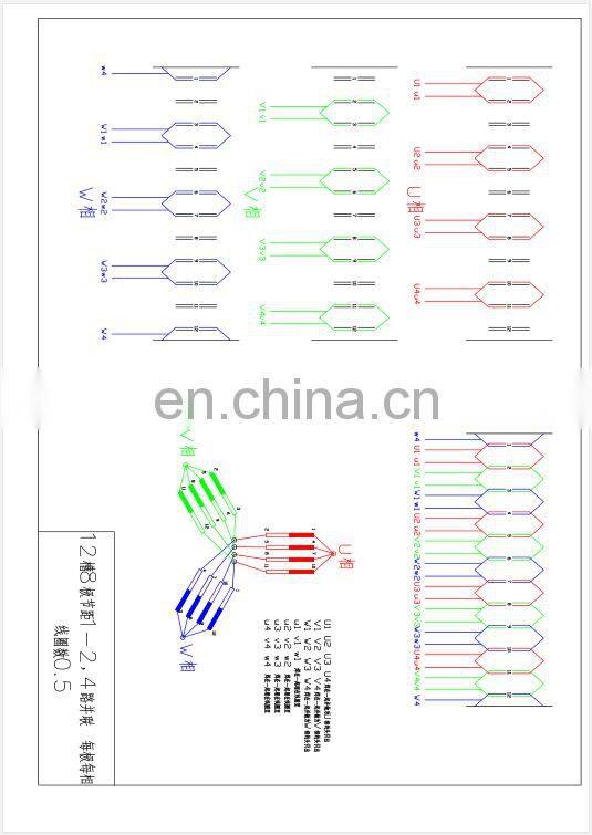 Wholesale high speed 100mm winding motor stator parts lamination for dc motors