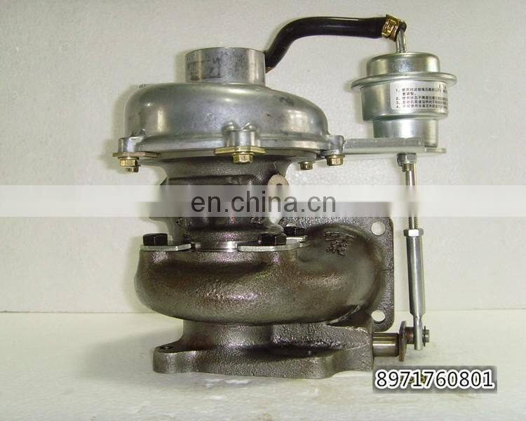 RHB52 Turbo VB190013 VICB 8971760801 4JB1 turbocharger for Isuzu Truck Trooper 2.8L 4JG2T 4JB1T engine