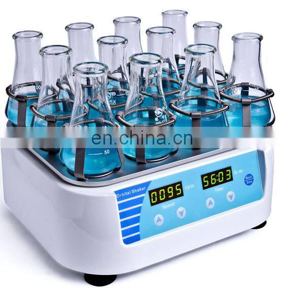 Brushless DC Motor Low Noise Lab Mini Microplate Biochemistry Incubator Shaker for Sale